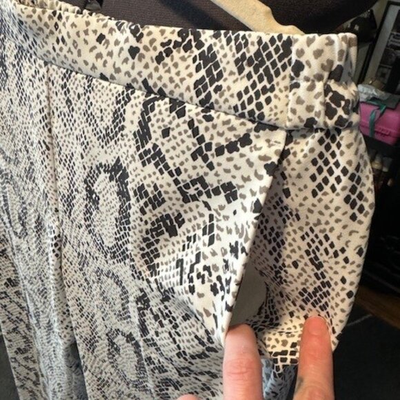 NWT J. Crew Jamie Elastic Waist Snakeskin "Serpentine" Pant Size 12 - Picture 6 of 10